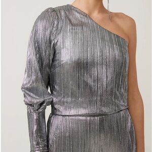 Suncoo Luna Metallic Silver Top Size Small (T1) NWT